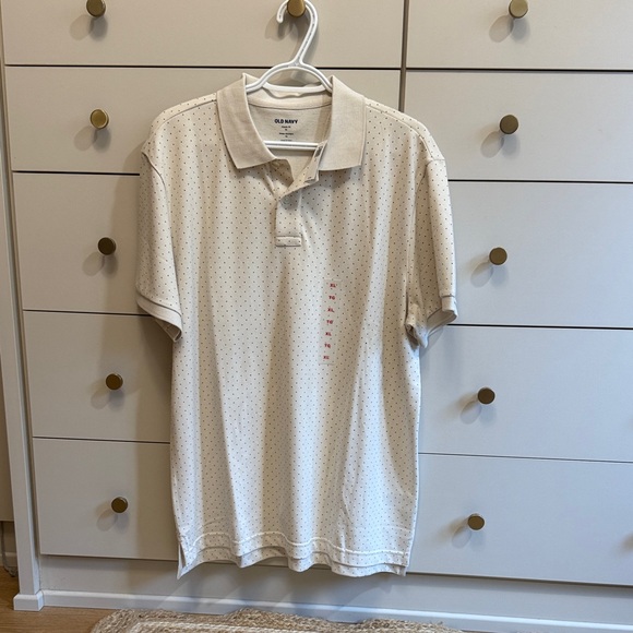 Gant Men's Beige Polo Shirt with Subtle Pattern - Picture 1 of 1